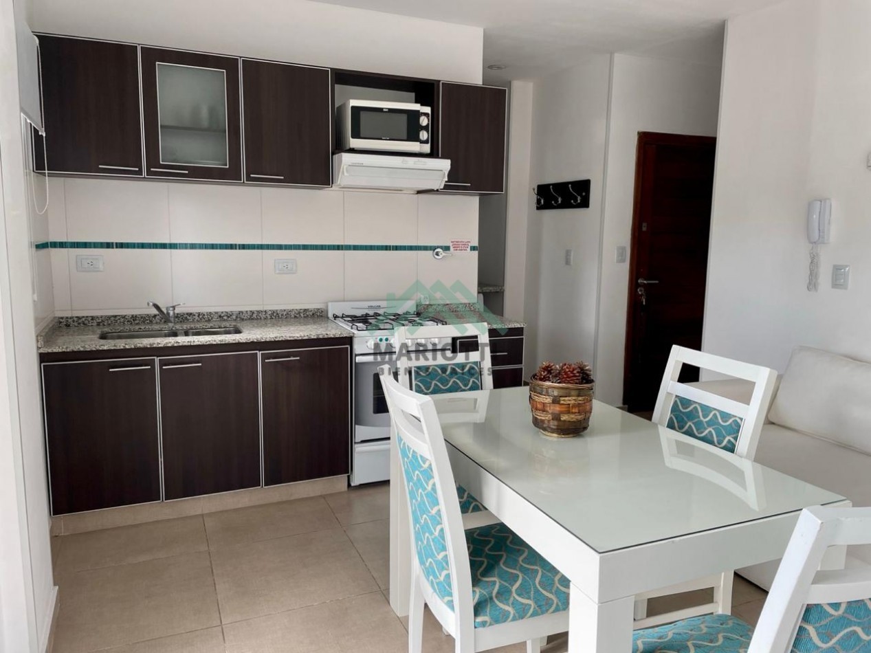2026 - EN ALQUILER - PINAMAR HOLLYWOOD - DEPARTAMENTO DE 2 AMB EN EDIFICIO CON AMENITIES P/2 o 3 PERSONAS