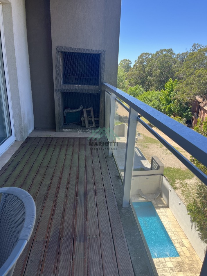 2026 - EN ALQUILER ANUAL - PINAMAR CENTRO -  DEPARTAMENTO 2 AMB CON AMENITIES 