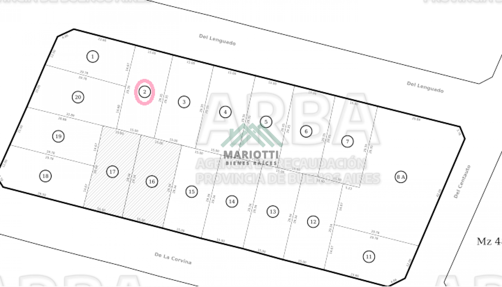 EN VENTA - PINAMAR CENTRO - LOTE MULTIFAMILIAR 